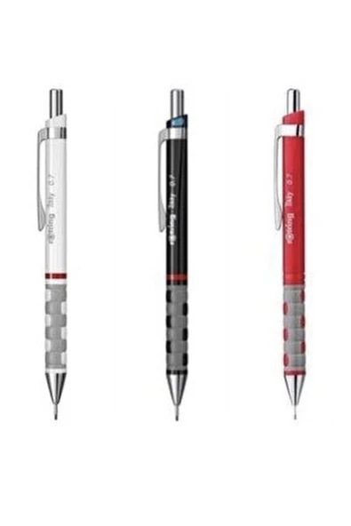 Rotring Tikky 0,7mm Versatil Kalem Set Beyaz Siyah Kırmızı ürün görseli 1