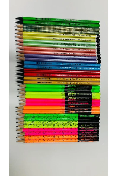 Faber Castell Kaliteli Karışık 12'li Kurşun Kalem ürün görseli 1