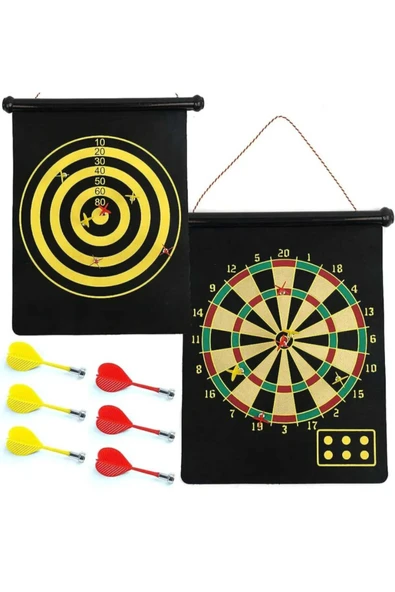 WATSING 6 Oklu Mıknatıslı Dart Seti Çift Yönlü Manyetik Dart Oyunu Mıknatıslı ürün görseli 1