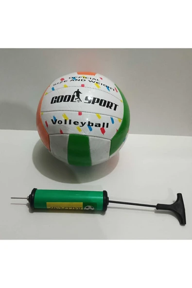 Gol Voleybol Topu Ile Birlikte Şişirme Pompası ürün görseli 1