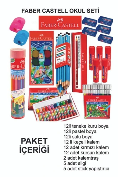 Faber Castell Faber-castell Okul Paketi Rnk-fab25 ürün görseli 1