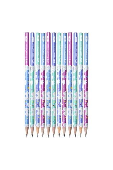 Faber Castell Faber-Castell Unicorn 2B Yuvarlak Kurşun Kalem 12 Adet ürün görseli 1