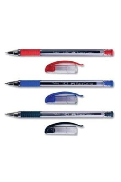 Faber Castell 1425 Iğne Uçlu Tükenmez Kalem 3 Adet ( Mavi, Siyah, Kırmızı) Ptkfaber123 ürün görseli 1