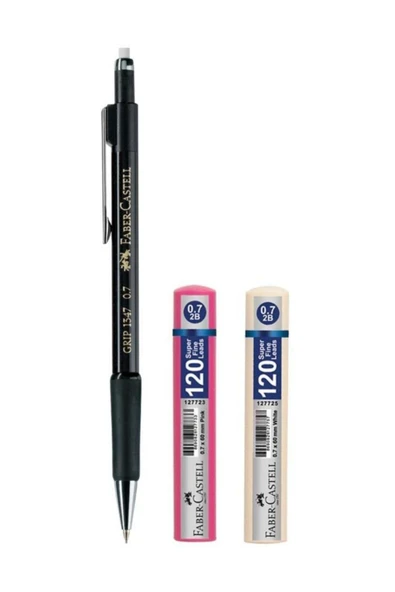 Faber Castell L 1347 Versatil Kalem 0.7 Siyah + 120'li 0.7 Uç 2 Adet ürün görseli 1