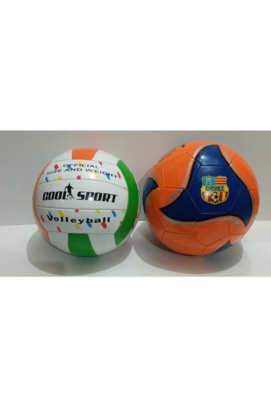 DENİZ Futbol Topu -voeybol Topu 2 Si Birlikte ürün görseli 1