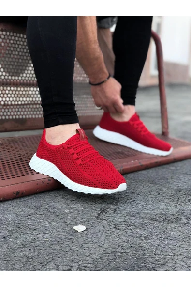 Kırmızı Erkek Spor Ayakkabı ürün görseli 1