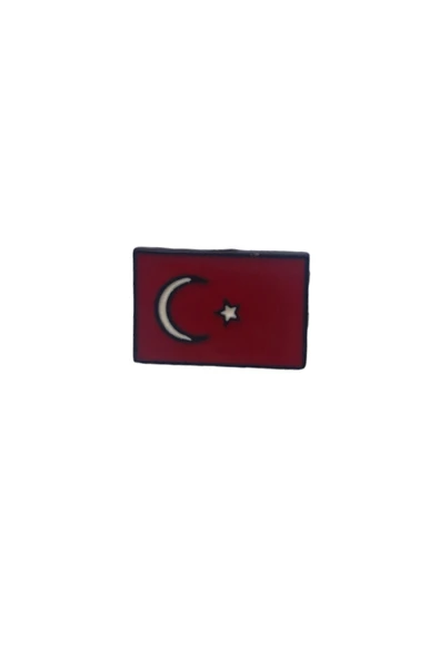 Türk Bayrağı Yaka Iğnesi Rozet ürün görseli 1