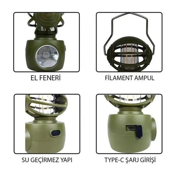 Powermaster LF-3328B 30Watt Kamp Lambası - Resim 2