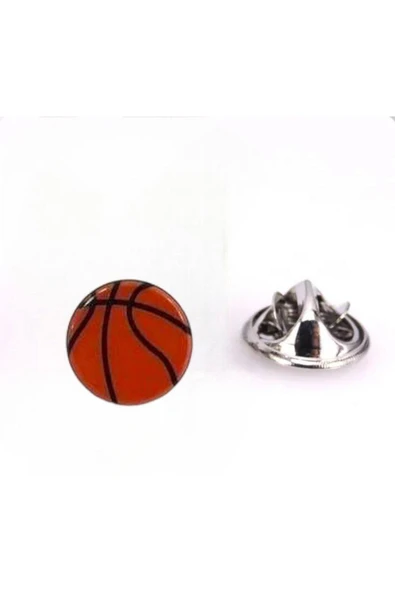 Basketbol Topu Yaka Iğnesi Rozet ürün görseli 1
