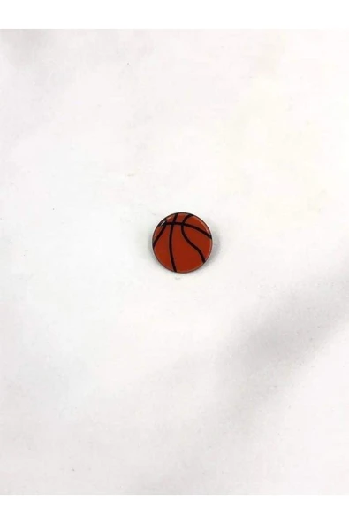 Basketbol Topu Yaka Iğnesi Rozet - Resim 3