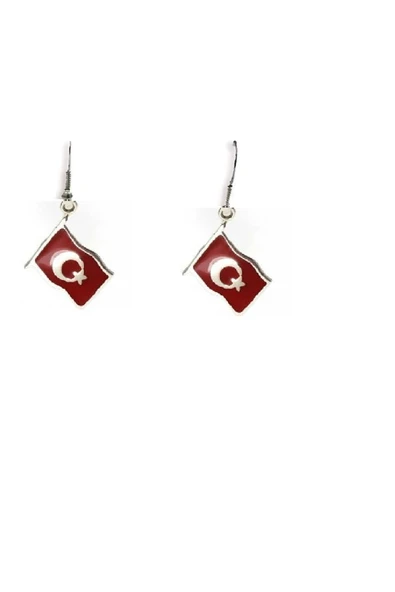 Türk Bayrağı Küpe ürün görseli 1