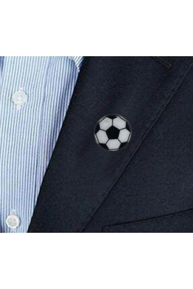 Futbol Topu Yaka Iğnesi Rozet - Resim 3