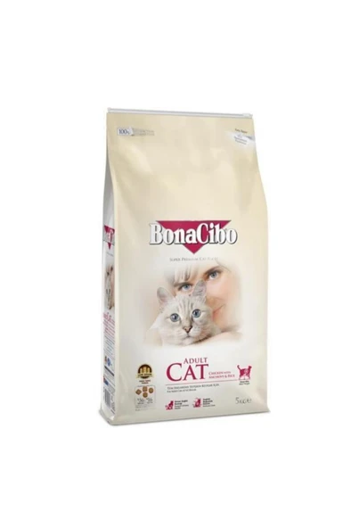 BonaCibo Adult Cat Tavuk Hamsi Kedi Maması 5 kg ürün görseli 1