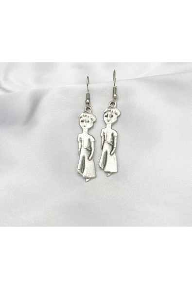 Little Prince Karakter Küçük Prens Silver Küpe ürün görseli 1