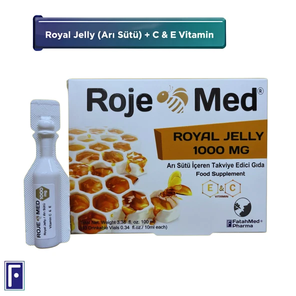 Royal Jelly 1000 Mg  Arı Sütü Fresh, Vitamin C, Vitamin  E ürün görseli 1