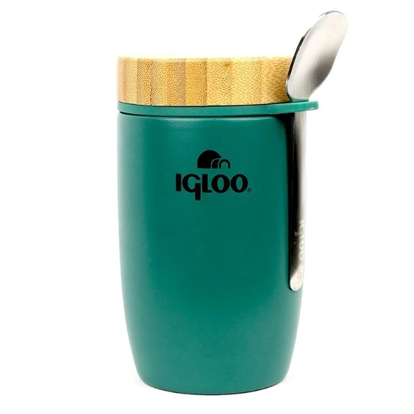 Igloo Bamboo Yemek Termosu 500Ml Yeşil ürün görseli 1