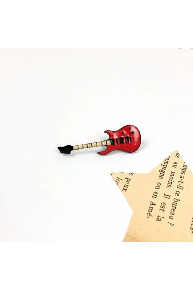 Gitar Broş Rozet ürün görseli 1