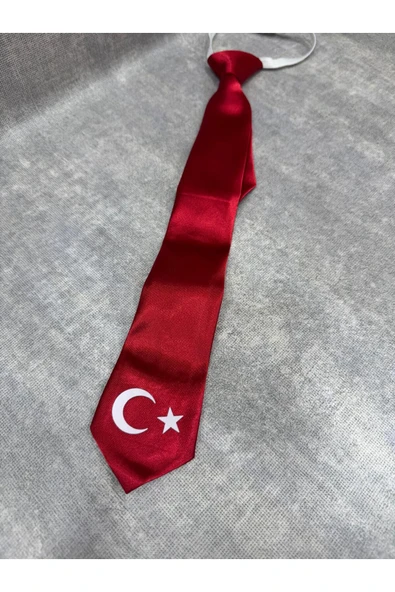 Türk Bayraklı Kravat - Resim 4