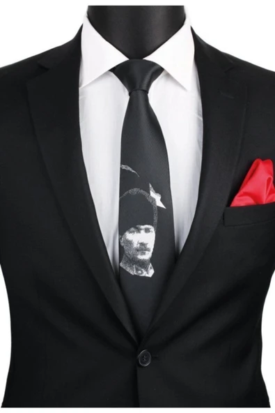 Atatürk Resim Kravat ürün görseli 1