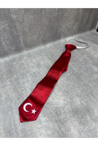 Türk Bayraklı Kravat - Resim 3