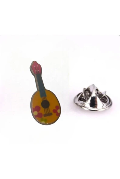 Mandolin Yaka Iğnesi Rozet ürün görseli 1