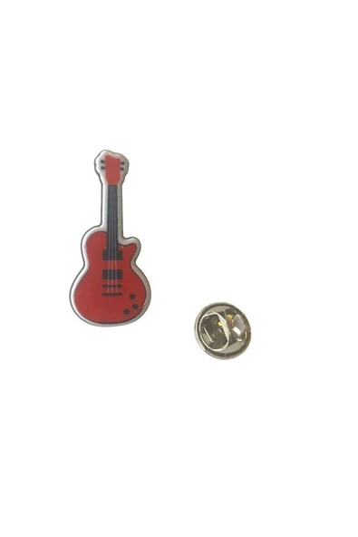 Elektro Gitar Yaka Iğnesi Rozet ürün görseli 1