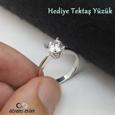 Gümüş Dünüm Bugünüm Yarınım İsimli Çift Alyans - Resim 2