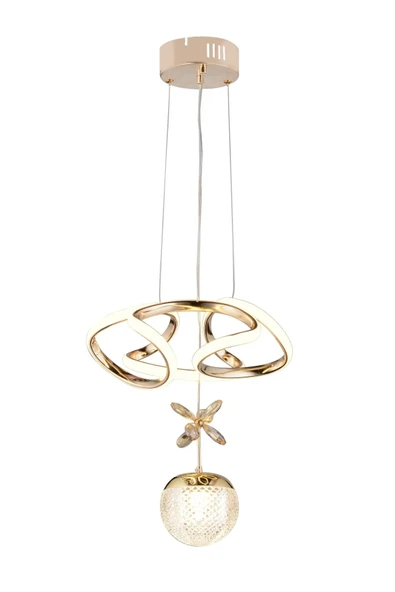 Helezyon Papatya Modern Sarkıt Salon Avize - Resim 3