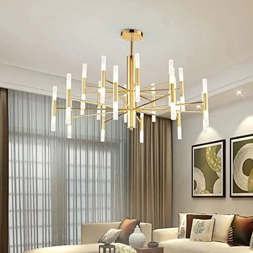 Leo 20 Başlıklı Eskitme Ledli Sarkıt Avize - Resim 2