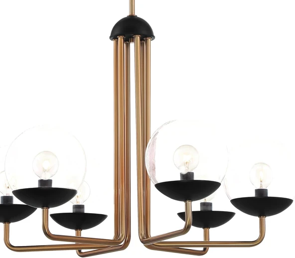 Outer 6'lü Bronz Sarkıt Avize - Resim 2