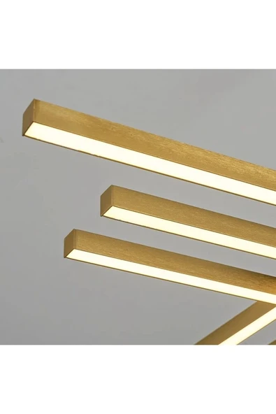6 Çubuklu Sarı Led Tavan Aydınlatma - Resim 5