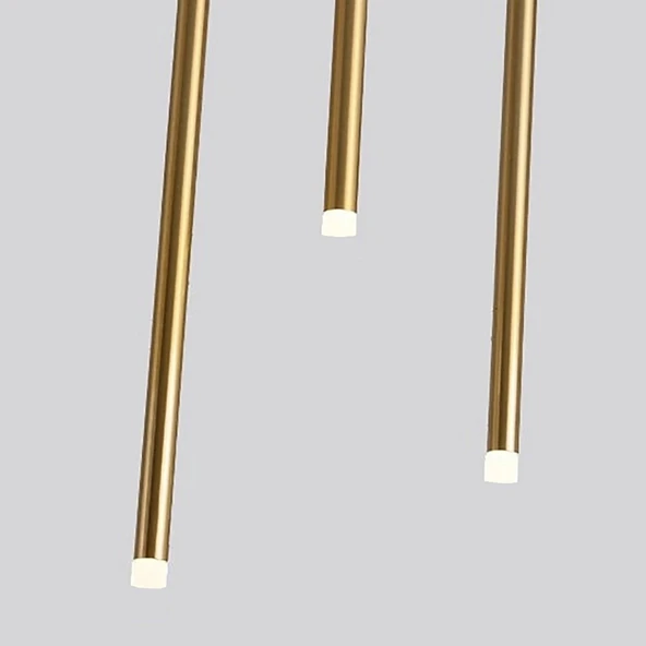 Pipe Plafonyer Led Avize 100 Cm 12li Boru Eskitme - Resim 3