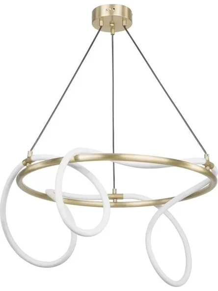 Yumuşak Boru Modern Led Avize - 50cm ürün görseli 1