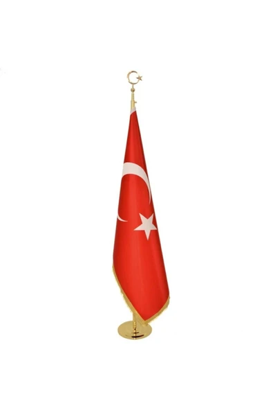 Türk Makam Bayrağı (Kenarları Saçaklı) ürün görseli 1