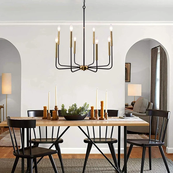 Wayli 8'li Modern Eskitme Avize - Resim 3