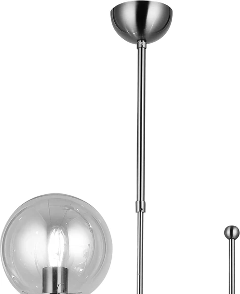 Polino 4'lü Krom Sıralı Avize - Resim 5