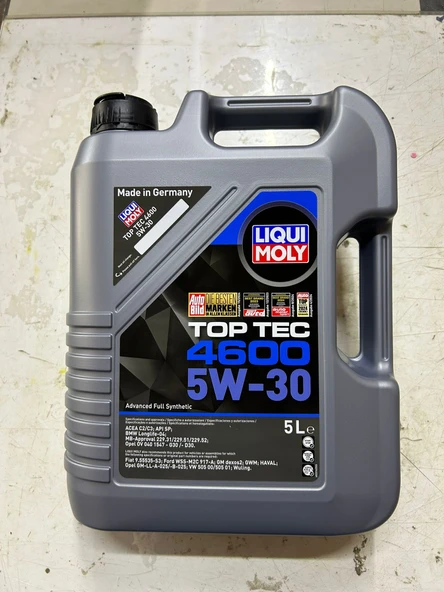 LIQUI MOLY TOP TEC 4600 Tam Sentetik 5W30 Motor Yağı 5lt ürün görseli 1