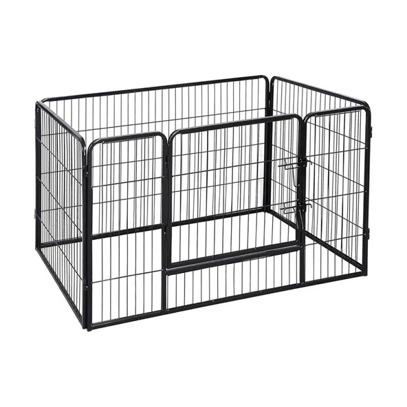 Feandrea Evcil Hayvanlar Için Muhafaza, Köpek Yavrusu Çıkışı, Taşınabilir, 122 x 80 x 70 Cm, Siyah PPK74H Outlet ürün görseli 1
