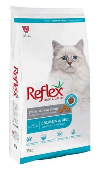 Reflex Somonlu Kısırlaştırılmış Kedi Maması 15 Kg ürün görseli 1