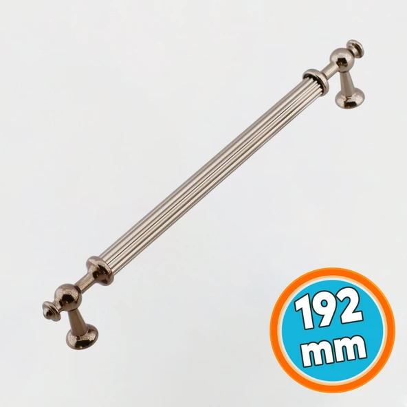 Mobilya Çekmece Mutfak Dolabı Dolap Kulpları Kulpu Kulpları Çizgili Bronz Metal Kulp 192 mm ürün görseli 1