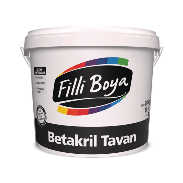 FİLLİ BOYA BETAKRİL TAVAN BOYASI 3,5KG ürün görseli 1