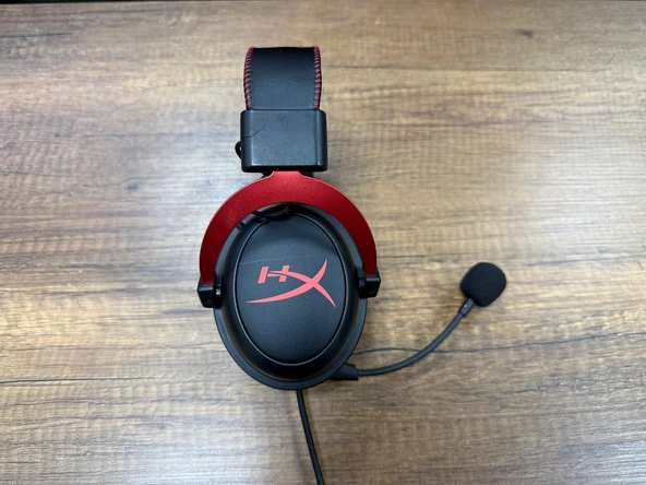 HyperX Cloud II 4P5M0AA KHX-HSCP-RD Kırmızı 7.1 Kulaklık (İKİNCİ EL) - Resim 3