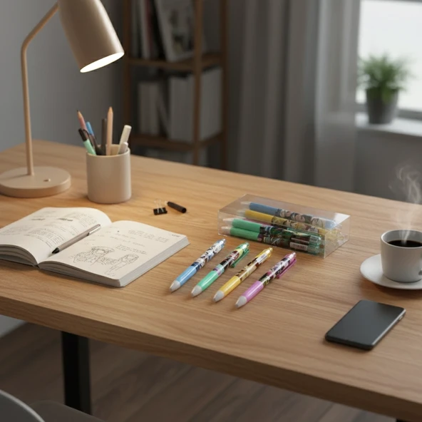 Anime Figür Tükenmez Kalem Model 3 - Resim 3