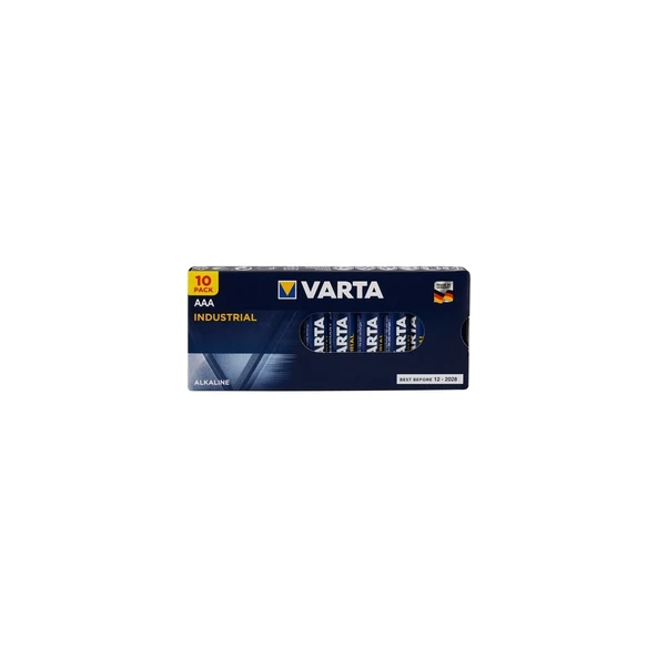Varta 4003 Endüstriyel Alkalin Aaa Ince Kalem Pil 10'lu ürün görseli 1