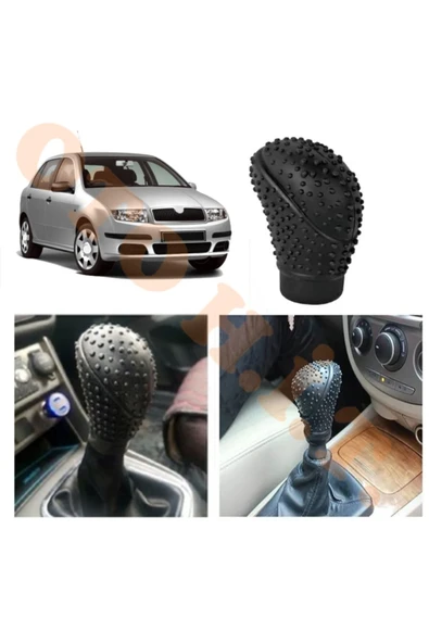 OTO H.İ.T. SKODA FABİA MK1 MANUEL VİTES UYUMLU VİTES KILIFI MAT SİYAH ürün görseli 1