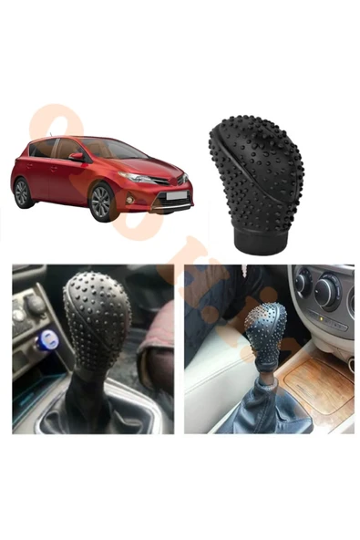 OTO H.İ.T. TOYOTA AURİS 2013-2018 OTOMATİK VİTES UYUMLU VİTES KILIFI MAT SİYAH ürün görseli 1