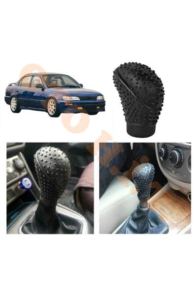 OTO H.İ.T. TOYOTA COROLLA EFSANE KASA MANUEL VİTES UYUMLU VİTES KILIFI MAT SİYAH ürün görseli 1
