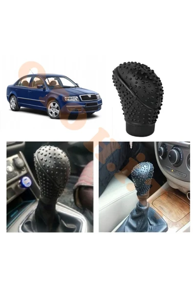 OTO H.İ.T. SKODA SUPERB MK1 MANUEL VİTES UYUMLU VİTES KILIFI MAT SİYAH ürün görseli 1
