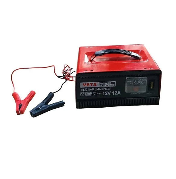 VETA AKÜ ŞARJ MAKİNESİ 12V 12A 26-200 Ah 111271 VT3421 ürün görseli 1