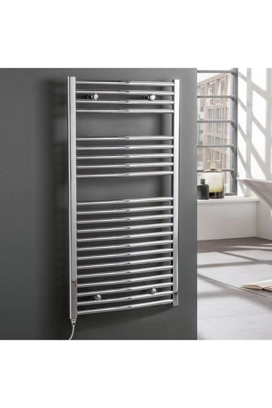 WEBER UNBEZWINGBAR TERMOSTATLI ELEKTİRİKLİ HAVLUPAN RADYATÖR ISITIC 1. KALİTE ürün görseli 1